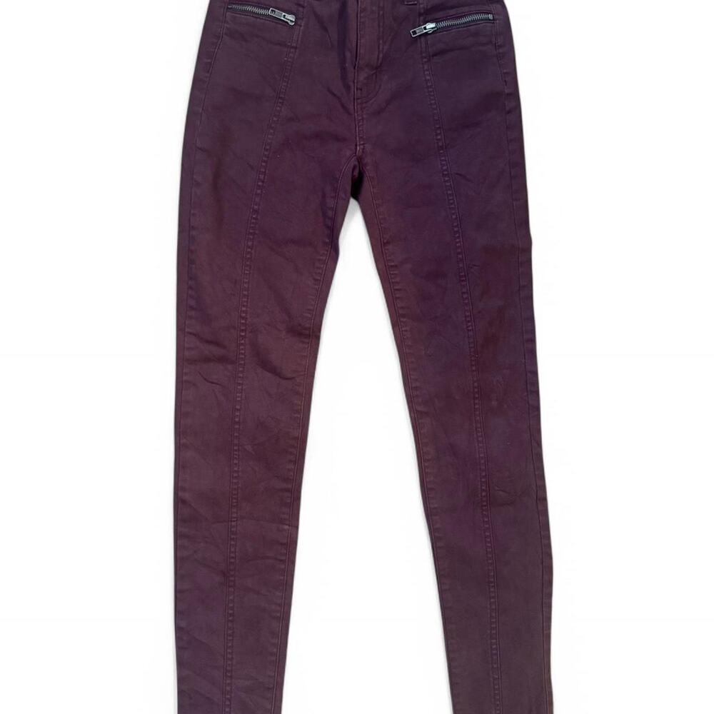 American eagle burgundy corduroy skinny